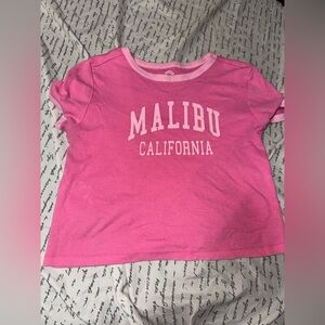 Malibu California Print t shirt